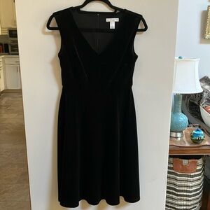 Velvet sleeveless dress